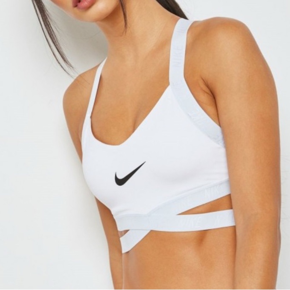 Nike Pro Dri-Fit Indy Logo Sports Bra Medium